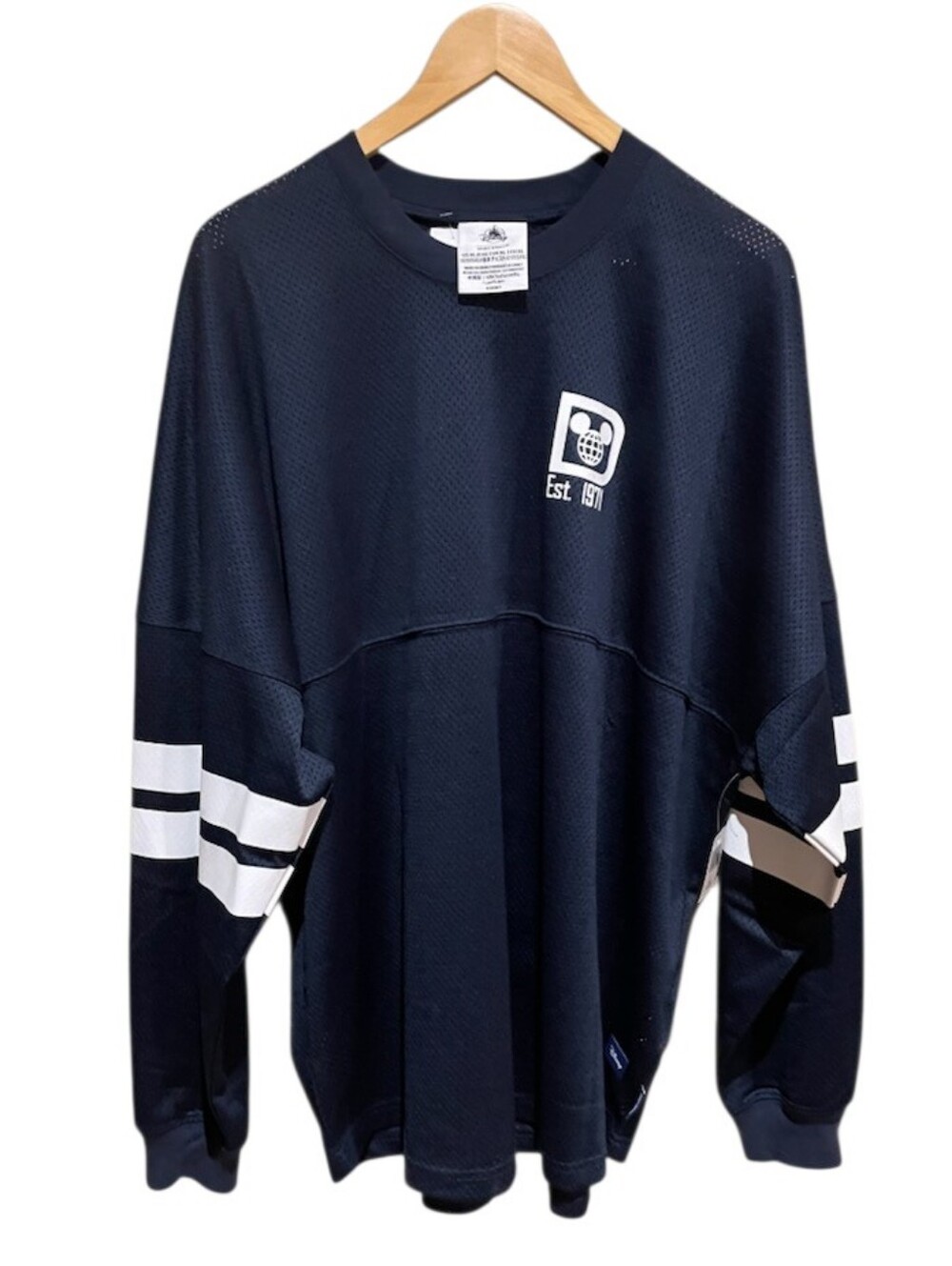 Walt Disney World Navy Blue Mesh Hockey Spirit Jersey 2XL NWT